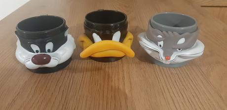 Poháriky, 2x použité,