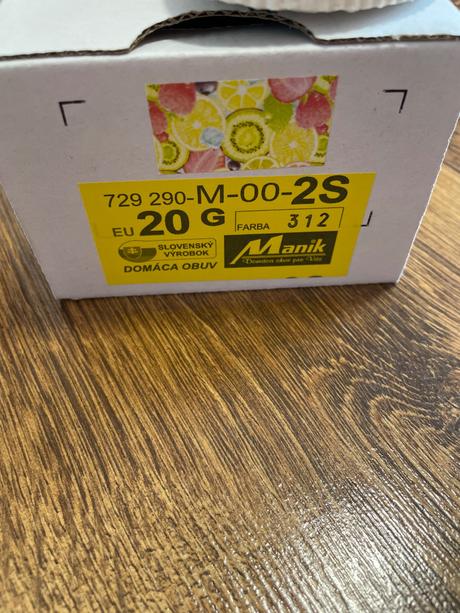 Papučky manik, manik,20