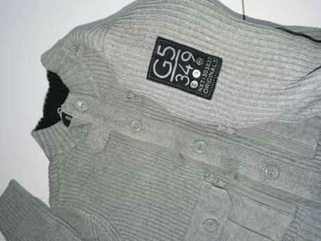 Šedý pletený sveter značky next veľ. 98, next,98
