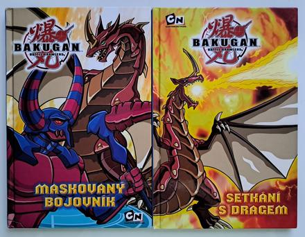 Knihy "bakugan" (2 ks), 