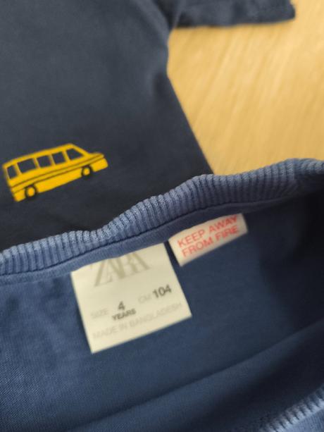 Zara tričká 2pack plus zdarma 98-104, zara,104