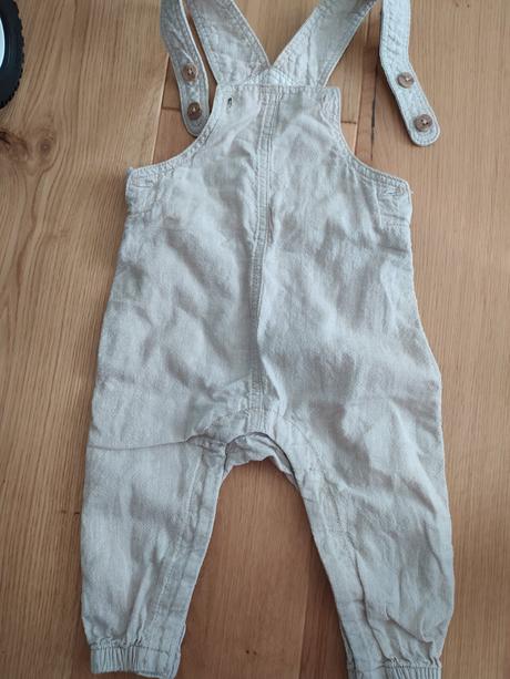 Ľanové nohavice na traky 74, lupilu,74