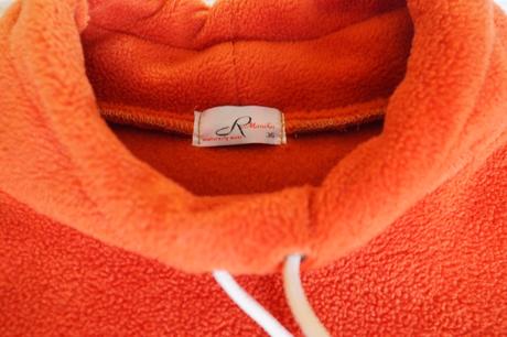 Flisová mikina pre tehotné, s