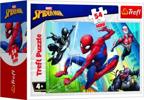 Mini puzzle spiderman - celá sada (54 ks/bal.),