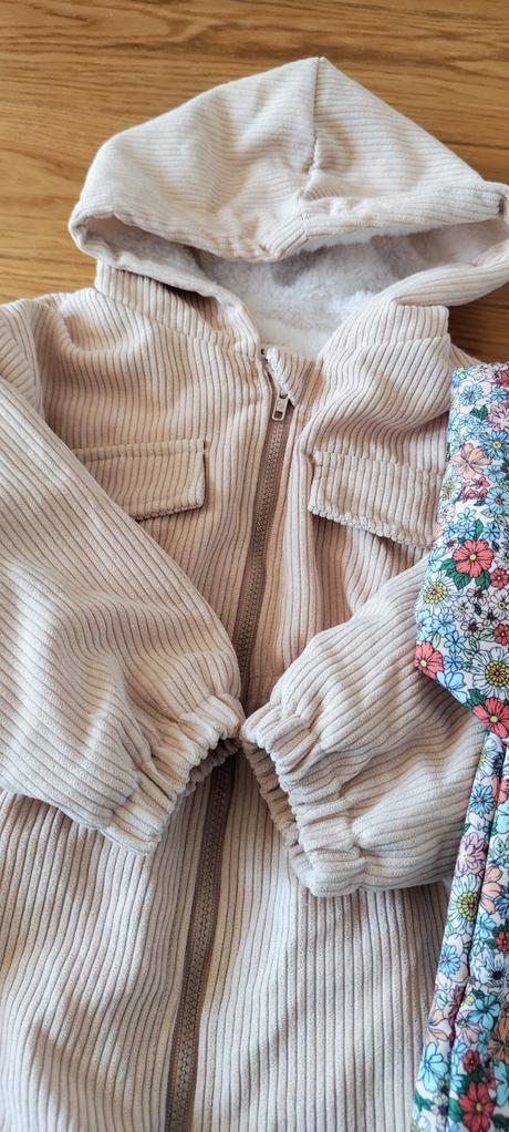 Prechodná bunda zateplená béžová, 98