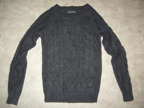 Šedý sveter terranova, terranova,xs