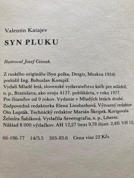 Syn pluku valentín petrovič katajev (1977),