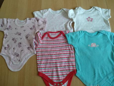 Body s krátkym rukávom spolu 5ks, cherokee,68