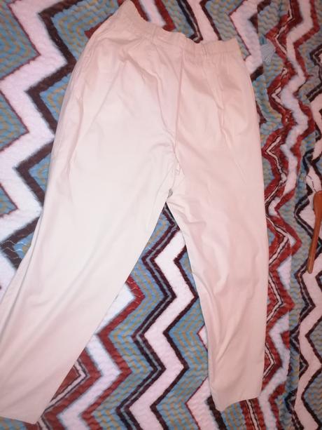 Krémové dámske nohavice, 44