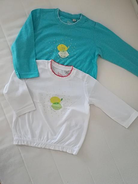 Tricka/tuniky dlhy rukav, vel. 68-74, top stav, tom tailor,68