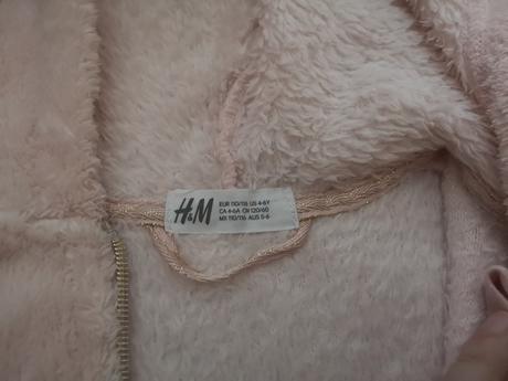 Chlpatá mikina, h&m,110