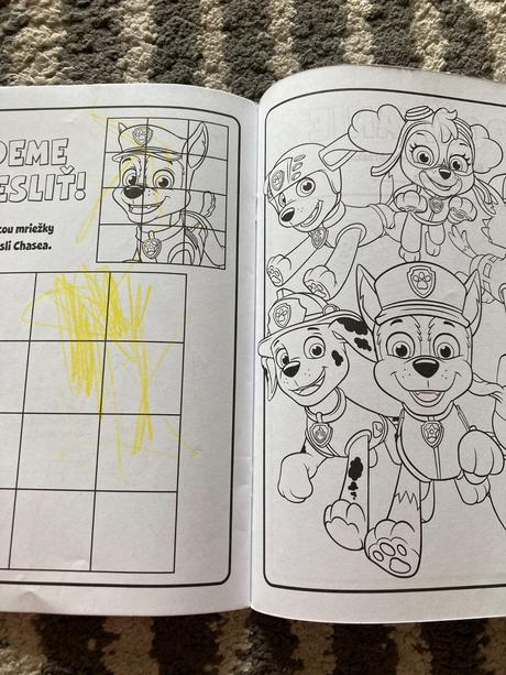 Omaľovánky paw patrol, 