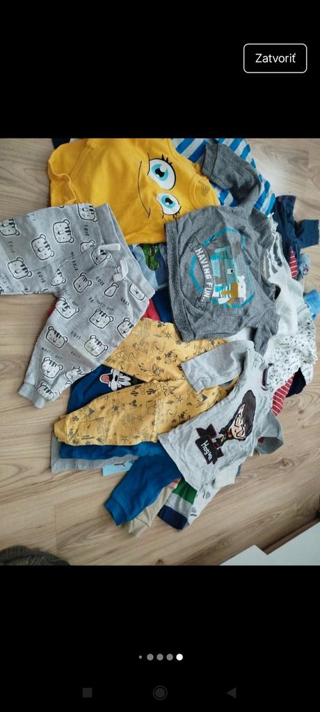 Vrece oblečenia, 68–80