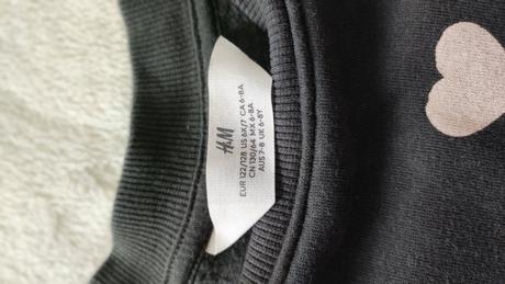 Dievčenská mikina, h&m,122