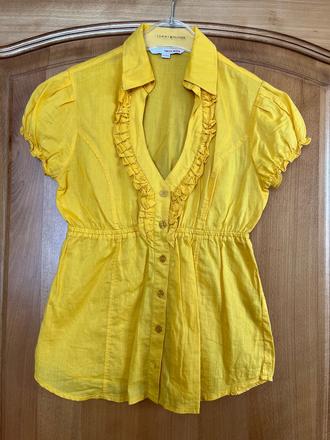 Romantická blúzka s volánikmi, tally weijl,xs