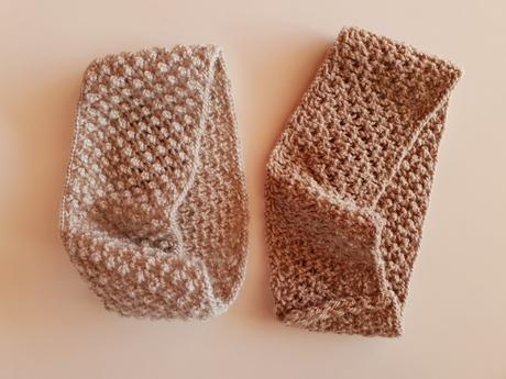 Ručne štrikované čelenky - nové, 