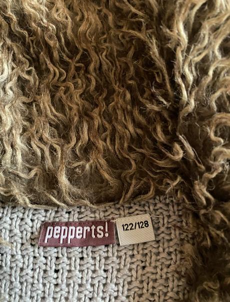 Pletený sveter s kožušinkou pepperts v. 122/128, pepperts,128