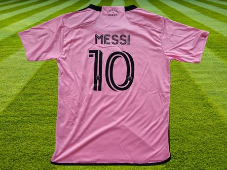 Detský dres messi ružová edícia 155-165cm, adidas,152 / 158