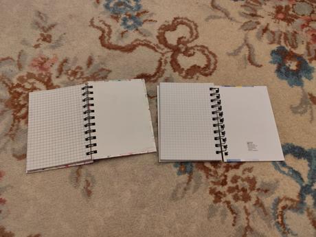 2ks špiralových zošitov,