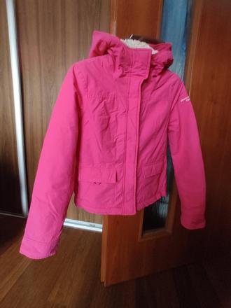 Bunda ružová na zimu, abercrombie&fitch,152