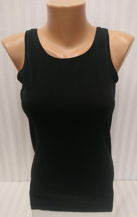 Dámsky elastický čierny top, esmara, xs/s, esmara,s