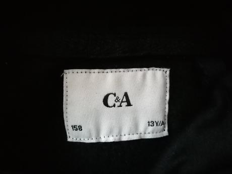 1x oblečená mikina c&a - top stav, c&a,152