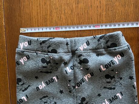 Zateplené hrubé legínky minnie mouse, disney,128
