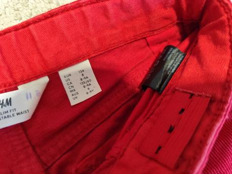 Mencestrove nohavice, h&m,128