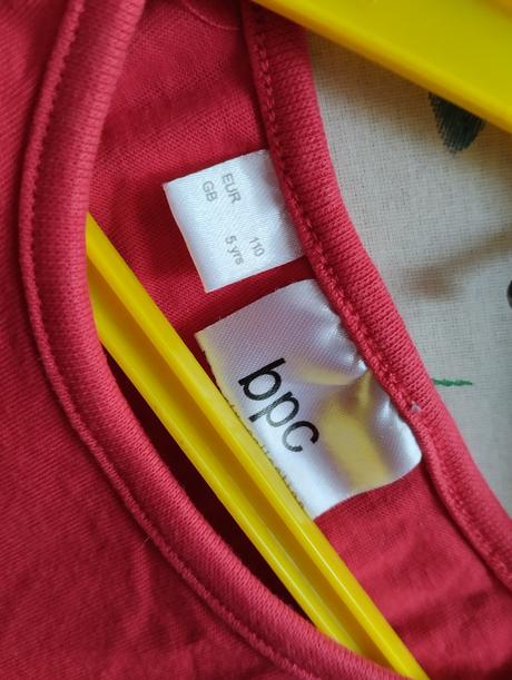 Červena tunika -šaty, bonprix,110