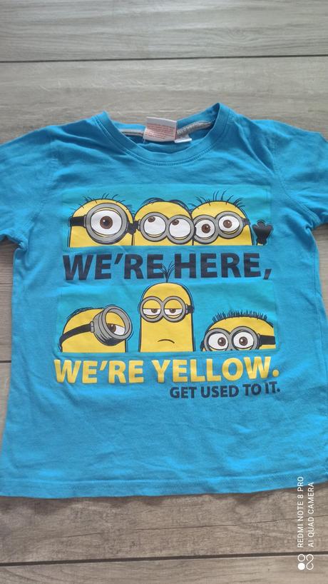 Tričko mimoni 122/128, 122