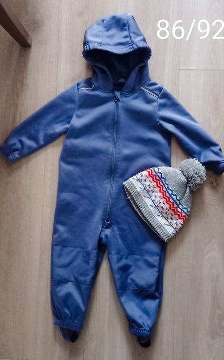 Softshellovy overal podsity fleesom 86/92, lupilu,86