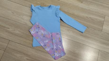 Dievčenské tričko s legínami, 116