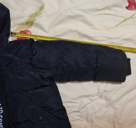 Dievčenská zimná predlžená vetrovka, reserved,116