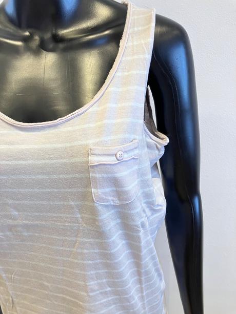 Ružovo-biele pásikavé tričko iwie (m), m