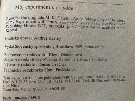 Gándhí môj experiment s pravdou (1989), 