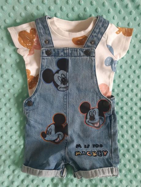 Komplet (body + kraťasy na traky), disney,68