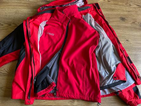 Pánska outdoorová bunda columbia titanium 2v1, columbia,xl