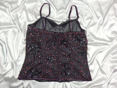 Luxusný hodvábny top, s