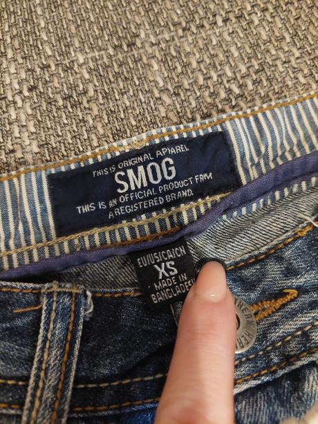 Šortky riflové, xs