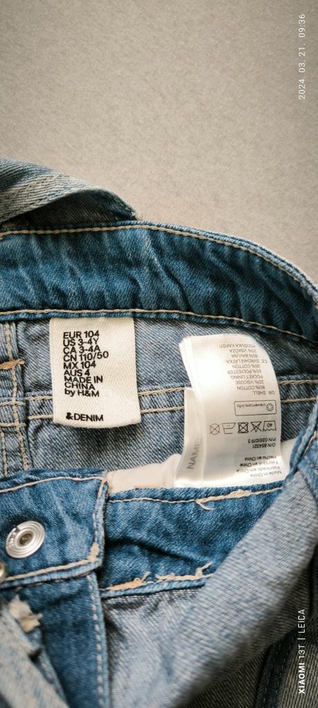 Krátke nohavice h&m, h&m,104