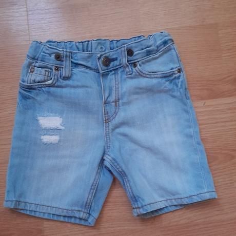 Riflové šortky-kraťasy, h&m,86