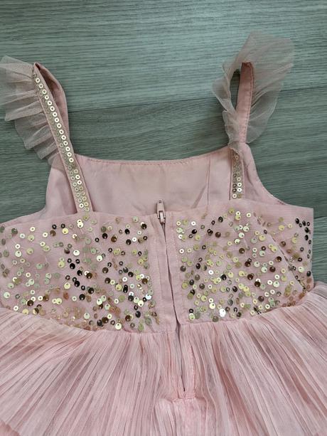 Ružové šaty, h&m,116