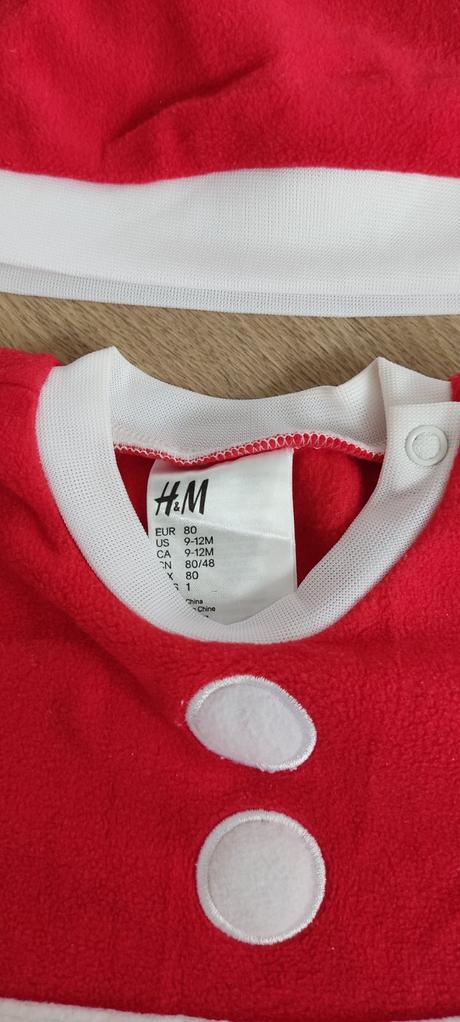Kostým santa,veľkosť 80,h&m, 80