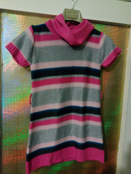 Šaty úpletové, palomino,128