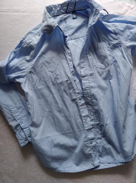 Svetlomodrá košeľa - veľ. 138 / 140, 140