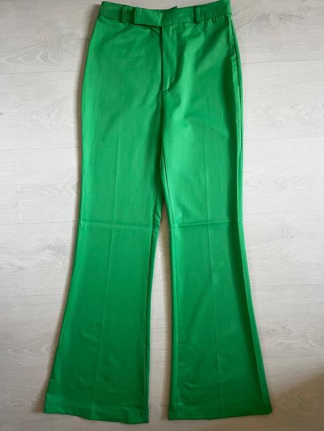 Zelené elegantné nohavice, xs