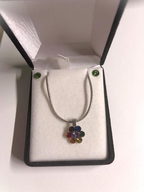 Retiazka s príveskom+nausnice, 