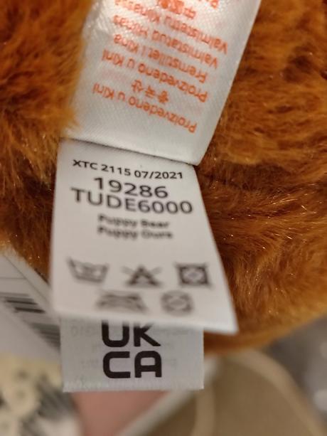 Luxusný macko trudi (bear teo) s visačkami, 0+,
