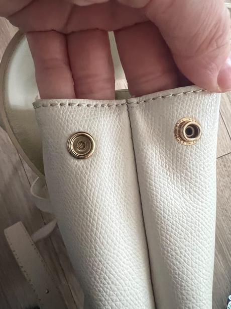 Krasny kremovy/ivory novy kozeny ruksak lubive, 