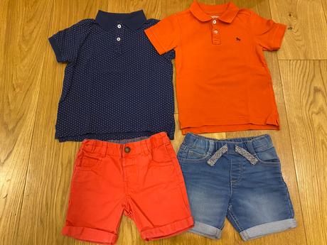 Trička h&m a kraťasy 110/116, 116